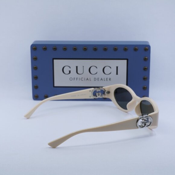 Final Price! Gucci GG1662SA 004 Ivory Grey Sunglasses main image 9